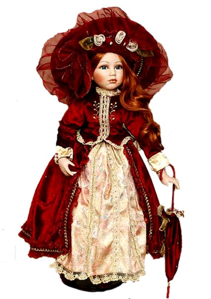 Фарфоровые куклы это лучший стиль платьев для кукол на сегодняшний день.